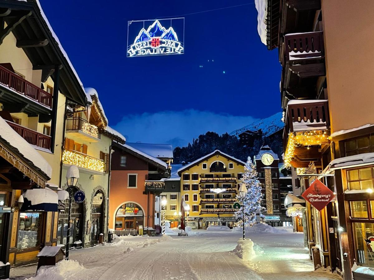 Spacious Ski-In Ski-Out Apartment 4-6 Pax, 161 Sources De Marie Arc 1950 Les Arcs  Dış mekan fotoğraf