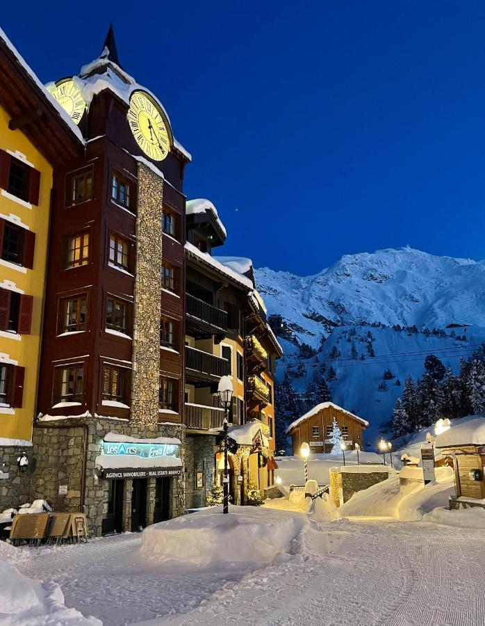Spacious Ski-In Ski-Out Apartment 4-6 Pax, 161 Sources De Marie Arc 1950 Les Arcs  Dış mekan fotoğraf
