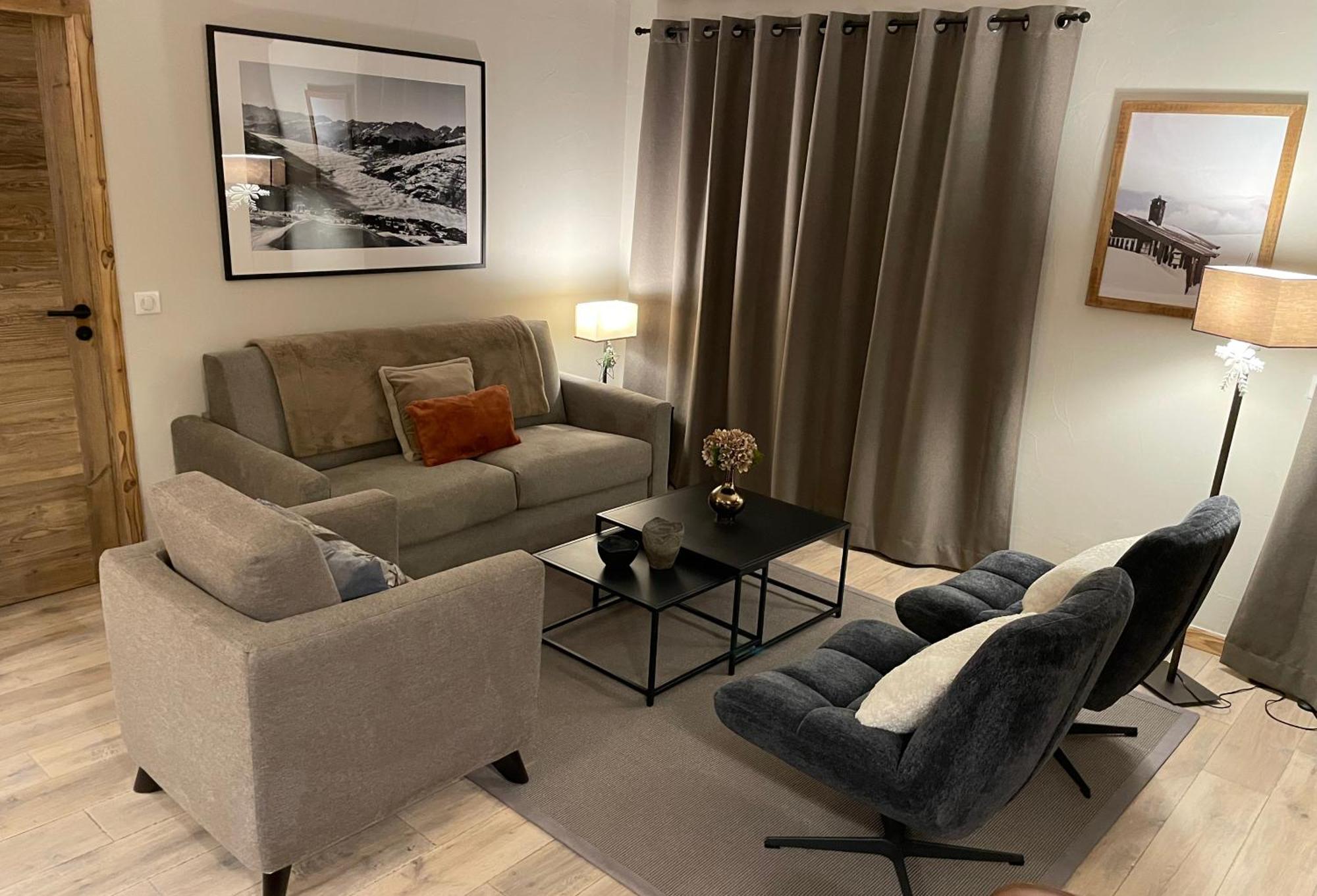 Spacious Ski-In Ski-Out Apartment 4-6 Pax, 161 Sources De Marie Arc 1950 Les Arcs  Dış mekan fotoğraf