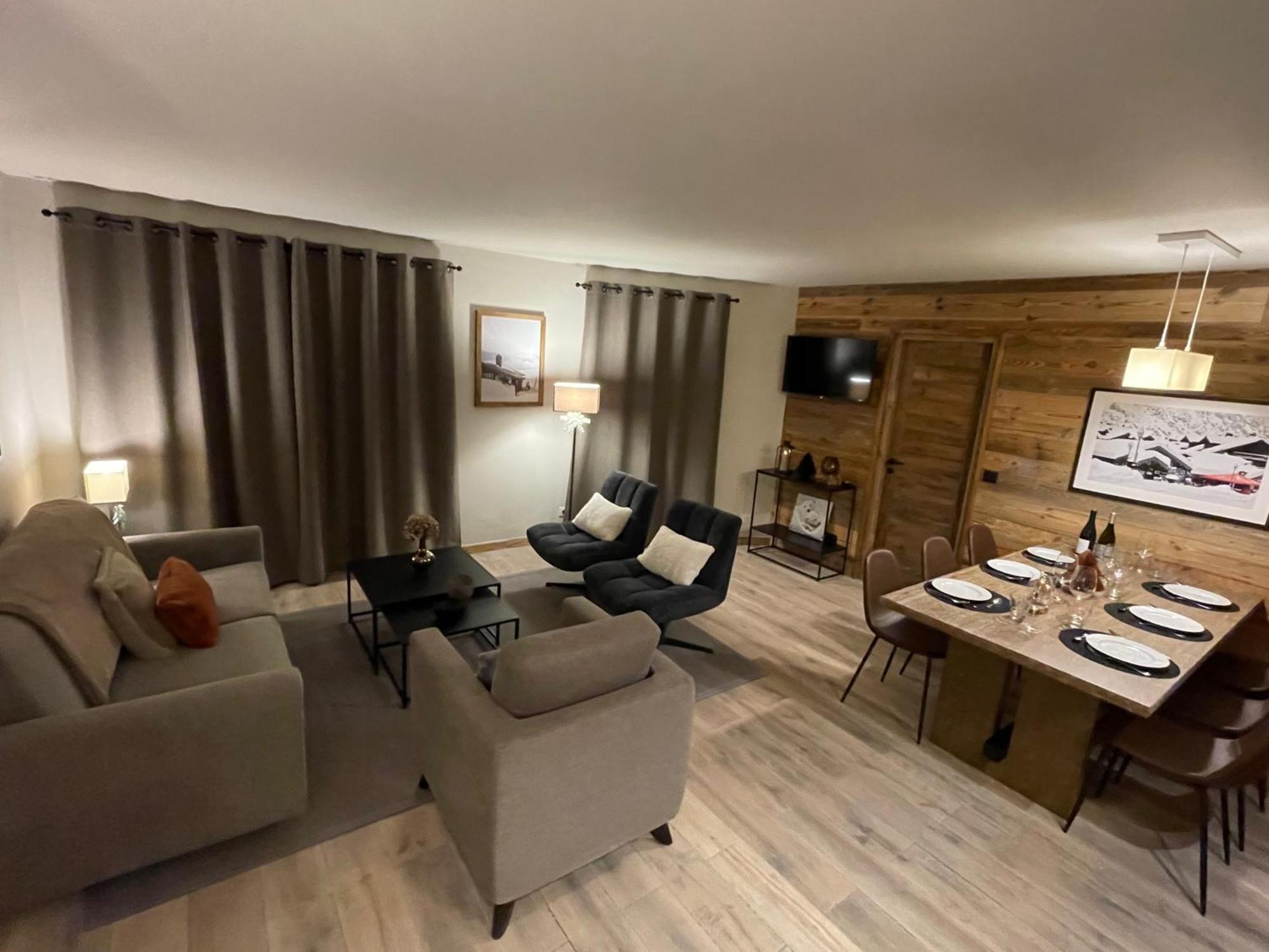 Spacious Ski-In Ski-Out Apartment 4-6 Pax, 161 Sources De Marie Arc 1950 Les Arcs  Dış mekan fotoğraf