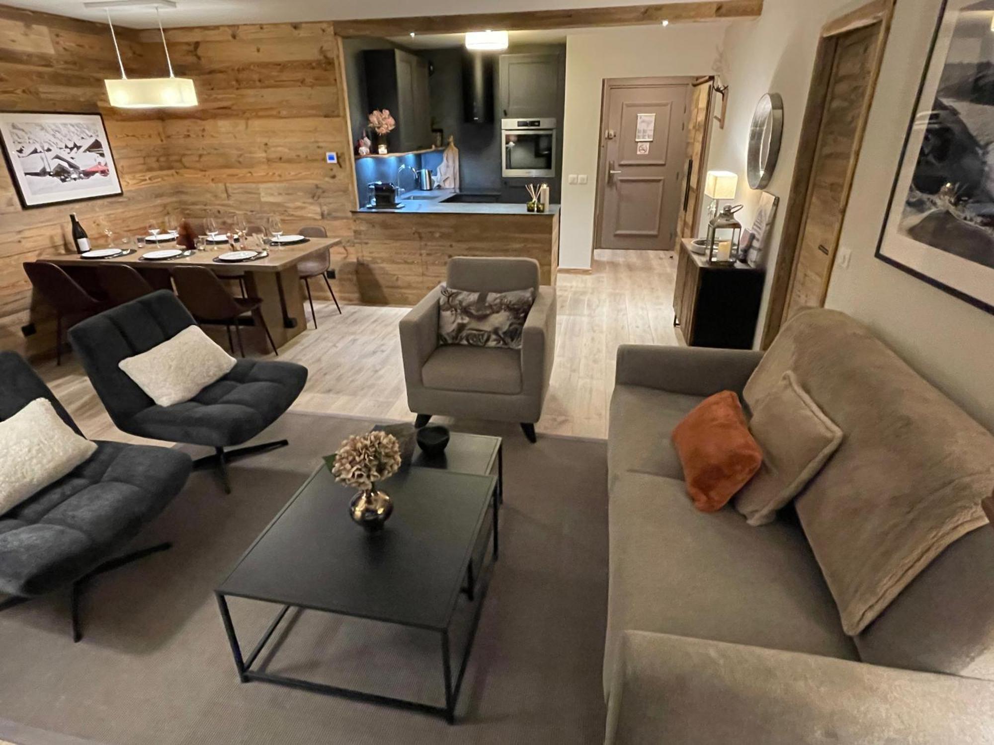 Spacious Ski-In Ski-Out Apartment 4-6 Pax, 161 Sources De Marie Arc 1950 Les Arcs  Dış mekan fotoğraf
